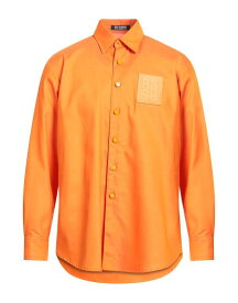 【送料無料】 ラフ・シモンズ メンズ シャツ トップス Solid color shirt Orange