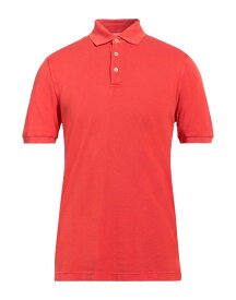 【送料無料】 フェデーリ メンズ ポロシャツ トップス Polo shirt Tomato red