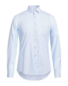 【送料無料】 カルバンクライン メンズ シャツ チェックシャツ トップス Checked shirt Sky blue