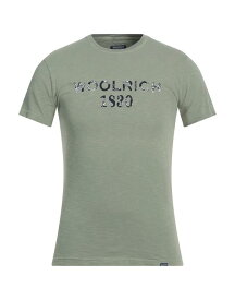 【送料無料】 ウール リッチ メンズ Tシャツ トップス T-shirt Military green