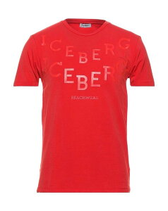 �A�C�X�o�[�O �����Y �g�b�v�X T�V���c ICEBERG T�V���c Red ���b�h