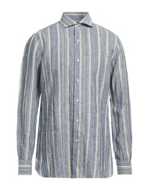 【送料無料】 イザイア メンズ シャツ リネンシャツ トップス Linen shirt Slate blue