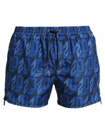 【送料無料】 ディースクエアード メンズ ハーフパンツ・ショーツ 水着 Swim shorts Blue