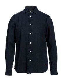 【送料無料】 ピューテリー メンズ シャツ リネンシャツ トップス Linen shirt Navy blue