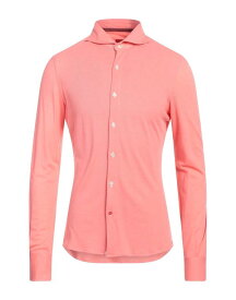 【送料無料】 イザイア メンズ シャツ トップス Solid color shirt Coral