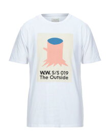 【送料無料】 ウッド ウッド メンズ Tシャツ トップス T-shirt White