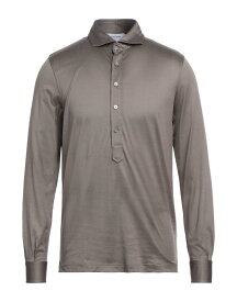【送料無料】 グランサッソ メンズ ポロシャツ トップス Polo shirt Grey