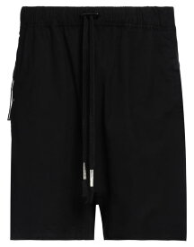 【送料無料】 11 バイ・ボリスビジャンサベリ メンズ ハーフパンツ・ショーツ ボトムス Shorts & Bermuda Black