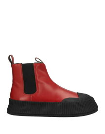 【送料無料】 ジル・サンダー メンズ ブーツ・レインブーツ シューズ Boots Brick red
