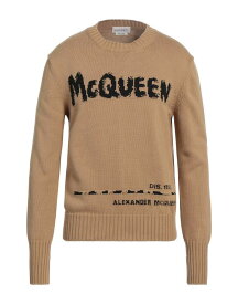 【送料無料】 アレキサンダー・マックイーン メンズ ニット・セーター アウター Sweater Camel
