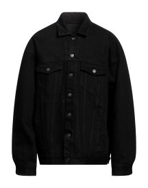 【送料無料】 バレンシアガ メンズ ジャケット・ブルゾン デニムジャケット アウター Denim jacket Black