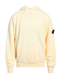 【送料無料】 ストーンアイランド メンズ パーカー・スウェット フーディー アウター Hooded sweatshirt Light yellow