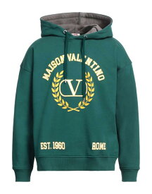 【送料無料】 ヴァレンティノ メンズ パーカー・スウェット フーディー アウター Hooded sweatshirt Dark green