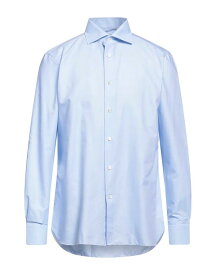 【送料無料】 ゼニア メンズ シャツ トップス Solid color shirt Sky blue