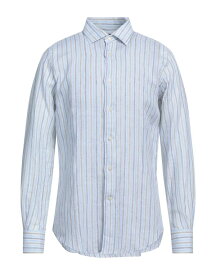 【送料無料】 トラサルディ メンズ シャツ リネンシャツ トップス Linen shirt Sky blue