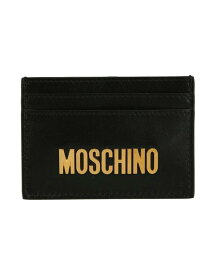 【送料無料】 モスキーノ メンズ 財布 アクセサリー Document holder Black