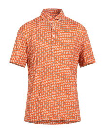 【送料無料】 フェデーリ メンズ ポロシャツ トップス Polo shirt Orange