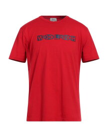 【送料無料】 ウール リッチ メンズ Tシャツ トップス T-shirt Red