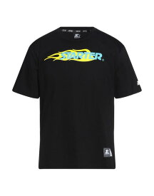 【送料無料】 スターター メンズ Tシャツ トップス T-shirt Black