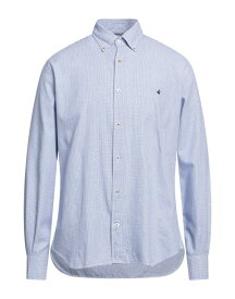 【送料無料】 ブルックスフィールド メンズ シャツ トップス Patterned shirt Light blue