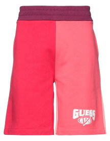 【送料無料】 ゲス メンズ ハーフパンツ・ショーツ ボトムス Shorts & Bermuda Coral