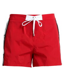 【送料無料】 ディースクエアード メンズ ハーフパンツ・ショーツ 水着 Swim shorts Red