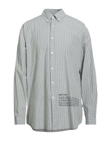 【送料無料】 ドクターデニム メンズ シャツ トップス Striped shirt Sage green