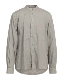 【送料無料】 アスペジ メンズ シャツ リネンシャツ トップス Linen shirt Grey