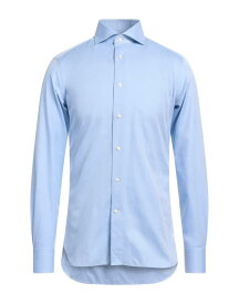 【送料無料】 ゼニア メンズ シャツ トップス Solid color shirt Sky blue