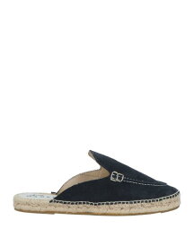 【送料無料】 マネビ メンズ スリッポン・ローファー シューズ Espadrilles Midnight blue