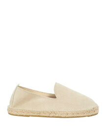 【送料無料】 マネビ メンズ スリッポン・ローファー シューズ Espadrilles Beige