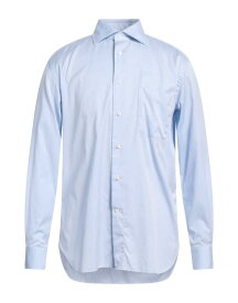 【送料無料】 ゼニア メンズ シャツ トップス Solid color shirt Sky blue