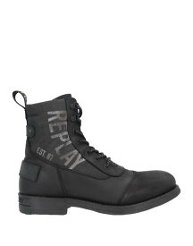 【送料無料】 リプレイ メンズ ブーツ・レインブーツ シューズ Boots Black