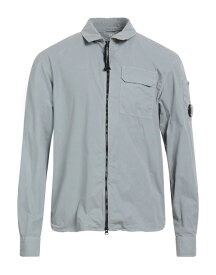 【送料無料】 シーピーカンパニー メンズ シャツ トップス Solid color shirt Light grey