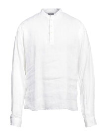 【送料無料】 ロッソピューロ メンズ シャツ リネンシャツ トップス Linen shirt White