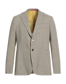 【送料無料】 イザイア メンズ ジャケット・ブルゾン ブレザー アウター Blazer Military green