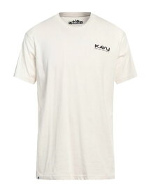 【送料無料】 カブー メンズ Tシャツ トップス T-shirt Ivory