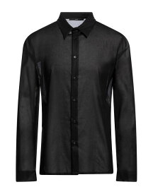 【送料無料】 サピオ メンズ シャツ トップス Solid color shirt Black