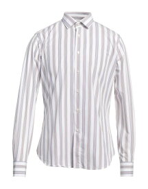 【送料無料】 シビリア メンズ シャツ トップス Striped shirt White