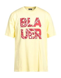 【送料無料】 ブラウアー メンズ Tシャツ トップス T-shirt Yellow