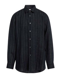 【送料無料】 ブリオーニ メンズ シャツ リネンシャツ トップス Linen shirt Midnight blue