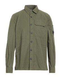 【送料無料】 シーピーカンパニー メンズ シャツ トップス Solid color shirt Military green