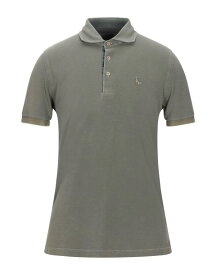 【送料無料】 グランサッソ メンズ ポロシャツ トップス Polo shirt Military green