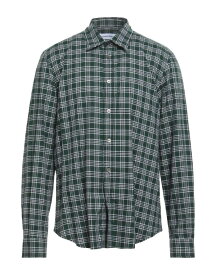 【送料無料】 デパートメントファイブ メンズ シャツ チェックシャツ トップス Checked shirt Green