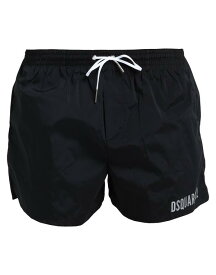 【送料無料】 ディースクエアード メンズ ハーフパンツ・ショーツ 水着 Swim shorts Black