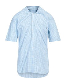 【送料無料】 マーティン・ローズ メンズ シャツ チェックシャツ トップス Checked shirt Sky blue