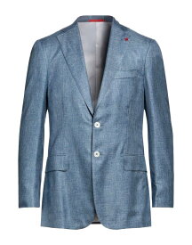 【送料無料】 イザイア メンズ ジャケット・ブルゾン ブレザー アウター Blazer Azure