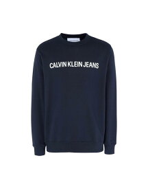 【送料無料】 カルバンクライン メンズ パーカー・スウェット アウター Sweatshirt Midnight blue