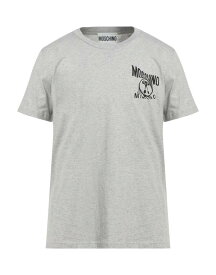 【送料無料】 モスキーノ メンズ Tシャツ トップス T-shirt Light grey