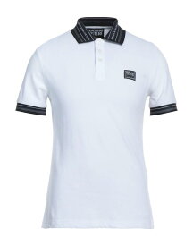 【送料無料】 ヴェルサーチ メンズ ポロシャツ トップス Polo shirt White